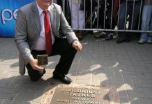 Apoloniusz Tajner - unveiling ceremony